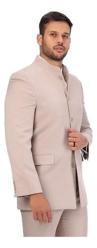 Moderno Traje Cuello Mao A Un Precio Increible | Meses sin interés