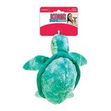 Tortuga Kong Softseas Squeaks Juguete Grande Para Perro Color Turquesa