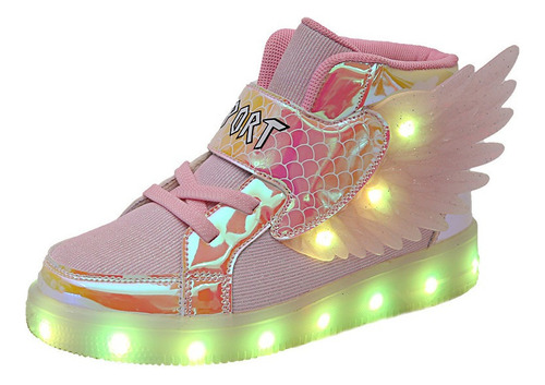 Zapatos Infantiles Con Alas De Colores Brillantes