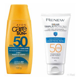 Protetor Solar Corpo Avon Sun+ E Renew Advance Facial Fps50