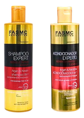 Pack Shampoo + Acondicionador 500ml Lipidio - Experto