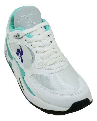 Zapatilla Le Coq Sportif R1100 Nineties Blanco/aqua Deporfan