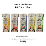 Jugo Ama De Fruta Orgánico - Pack 15u.