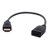 Cabo Extensão Hdmi Macho-femea Extensor Hdmi 30 Cm