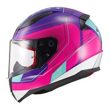 Casco Cerrado Ls2 Rapid Graphic S Ros/mor/turq/bco Ff353