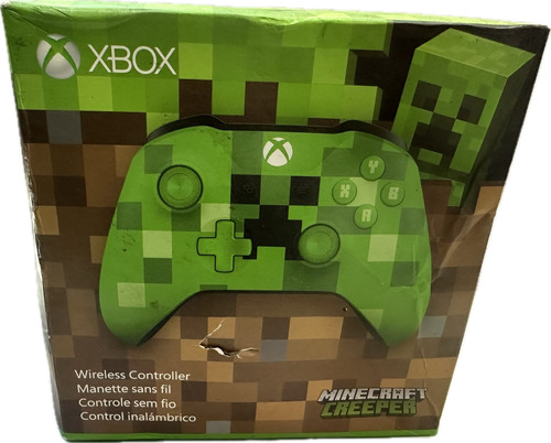 Control Xbox One S | Minecraft Creeper En Caja Original