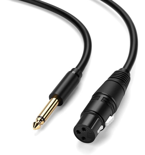 Cable De Jack Mono 6.35mm A Xlr 2m Para Micrófonos Ugreen