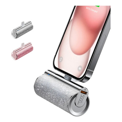 Veger Mini Power Bank 5000mah Type-c\u002Fusb-c Cargador Pila Color Plateado | Envío gratis