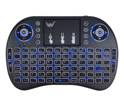 Mini Teclado Wireless Bluetooth Led Usb 2.4g