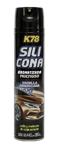 Silicona Aerosol K78 Perfumada Multiuso Vainilla