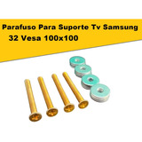 Parafuso M4 26-28 30 35mm Suporte Tv Samsung 32 Vesa 100x100