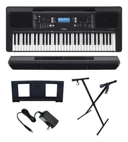 Teclado Musical Yamaha Psr Series Psr-e373 61 Teclas Preto