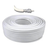 Cable Coaxil Rg 06 -60% Blanco X Rollo De 100mts