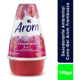 Desodorante Ambiental Cono Gel Arom Frambuesa 190g