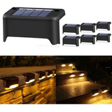 Kit De 16 Lámparas Led Solares Para Camino, Escalera, Jardín