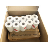 40 Rollos De Papel Térmico 56mm X 17 Metros Color Blanco