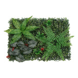 40 X 60cm Césped De Plantas Flores Hierba Hoja Artificiales