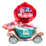 Brinquedo Kit Penteadeira Infantil Rosa + Acessórios Beleza