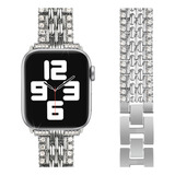 Correa Metálica De Mujer Para Apple Watch 38-49 Mm 9/8/7/6/5