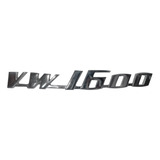 Emblema Letra Volkswagen Vocho Trasera Metal Cromo Vw1600