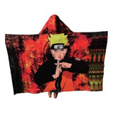 Naruto Naranja - Manta/ Capa Con Capucha