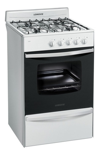 Cocina Longvie 13231b 56cm Blanca Multigas Quickclean