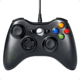 Controle Com Fio Preto Compatível Com Xbox 360 Usb Pc Gamer