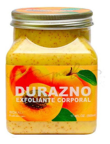 Exfoliante Corporal Wokali Durazno 500ml