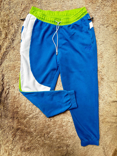 Pants Jogger Puma Azul De Hombre Original Talla L