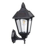 Farol Luz Led Solar Con Sensor Para Pared Westinghouse Color Negro