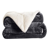 Manta Gruesa Frazada Polar Suave Ropa Cama 150 X 200 Sherpa