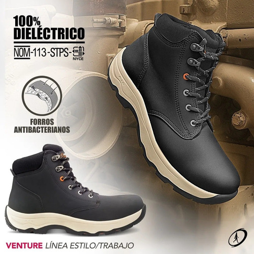 Bota De Seguridad Riverline Vtr Venture Negro