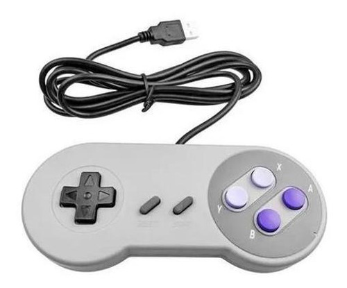 Controle Joystick Usb Para Pc Estilo Super Nintendo Snes