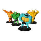 Combo X4 Pokémon Musculosos 10cm Impresos 3d Pokémon Go