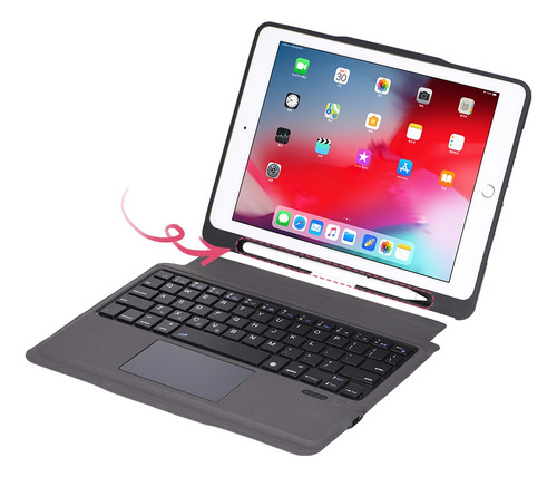 Funda Con Teclado Y Trackpad - Touchpad » Para iPad