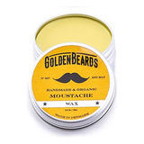 Organic Moustache Wax  15 Ml 100% Naturalgolden Barbas |  Ar