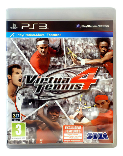 Virtua Tennis 4 Standar Edition Ps3 Fisico Usado