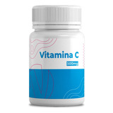 Vitamina C 500mg 120 Capsulas Manipulado Sabor Sem Sabor