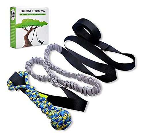 Loobani Dog Outdoor Bungee Colgando Juguete, Interactivo Tet