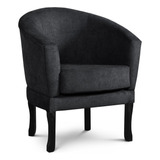 Sillon Shey - 1 Cuerpo - Star (anti Manchas) Color Negro