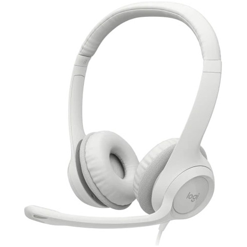 Audífono Logitech Con Micrófono H390 Blancos 