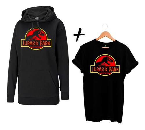 Jurassic Park Buzo Remera  Estreno Pelicula - Combo 1