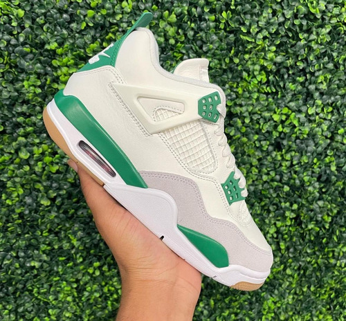 Tenis Botas Jd4 Retro Blanco Green 4 Original + Envgts