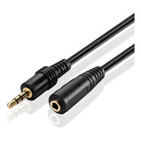Cable Adaptador Mini Plug 3.5 Mm Macho A Hembra 1,5 Mts