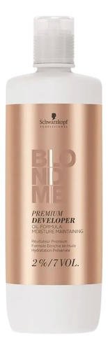 Kit Decolorante Schwarzkopf Professional  Blondme Premium Developer Oxidante Tono 7 Vol