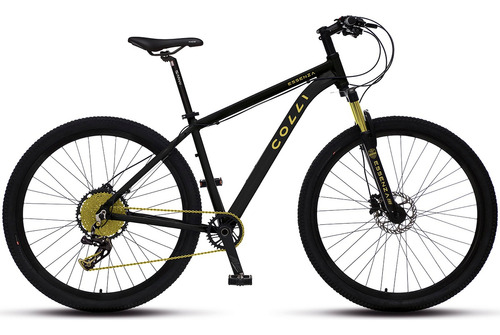 Bicicleta 1x12v Aro 29 Mtb Colli Essenza Gold Hidraulico Cor Preto