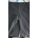 Pantalón Negro Tela Antifluido Usado Talla Grande