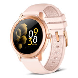 Relógio Inteligente Smartwatch Feminino Fit Dourado