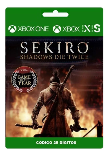 Sekiro Shadows Die Twice Ed. Jogo Do Ano Xbox - 25 Dígitos