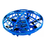 Mini Drone Disco Voador Ufo Infantil Azul H8383